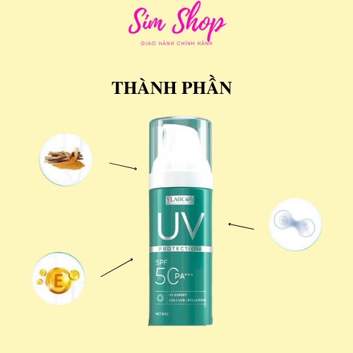 Kem trống nắng UV, Chống nắng giúp làm mờ thâm, dưỡng trắng da Ylabcos simshop102