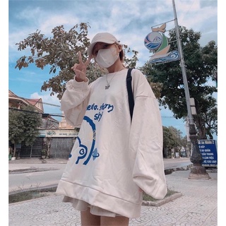 Áo nỉ sweater hình gấu sky