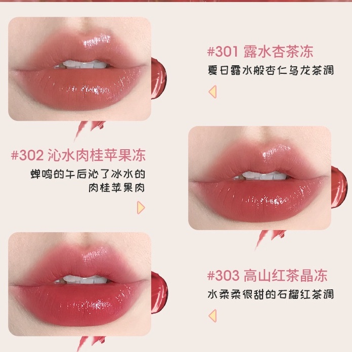 Son Môi gogotales Màu Nhung Lì Thiết Kế Vỏ Kẻ Sọc GT319
