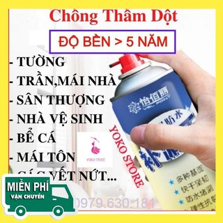 Chai dung dịch xịt chống dột - chống thấm nước - Bình xịt chống thấm, dột dq8