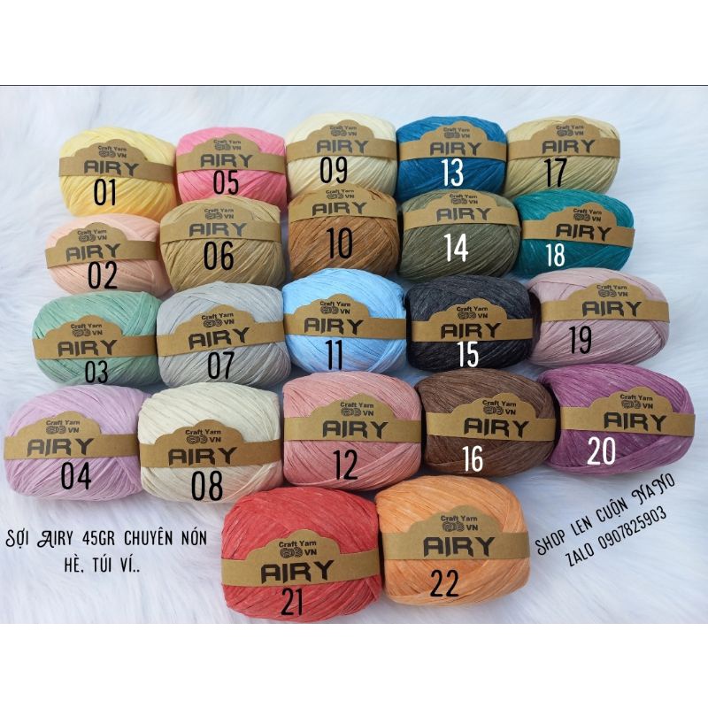 Sợi Airy Craft Yarn