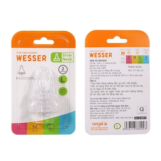 Núm ty Wesser Cổ hẹp (vỉ 2c)