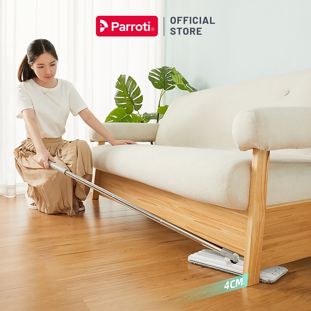 Cây lau nhà thay thế - Kèm 1 miếng lau (Không Bao Gồm Thùng Vắt) - Parroti MOP-PX01