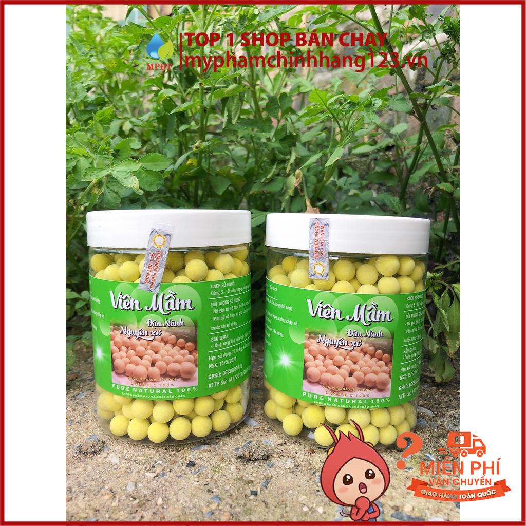 400gr Viên Mầm Đậu Nành Nguyên Xơ, Nở Ngực, Tăng Vòng 1, Đẹp Da, Cân Bằng Nội Tiết Tố Nữ chính hãng