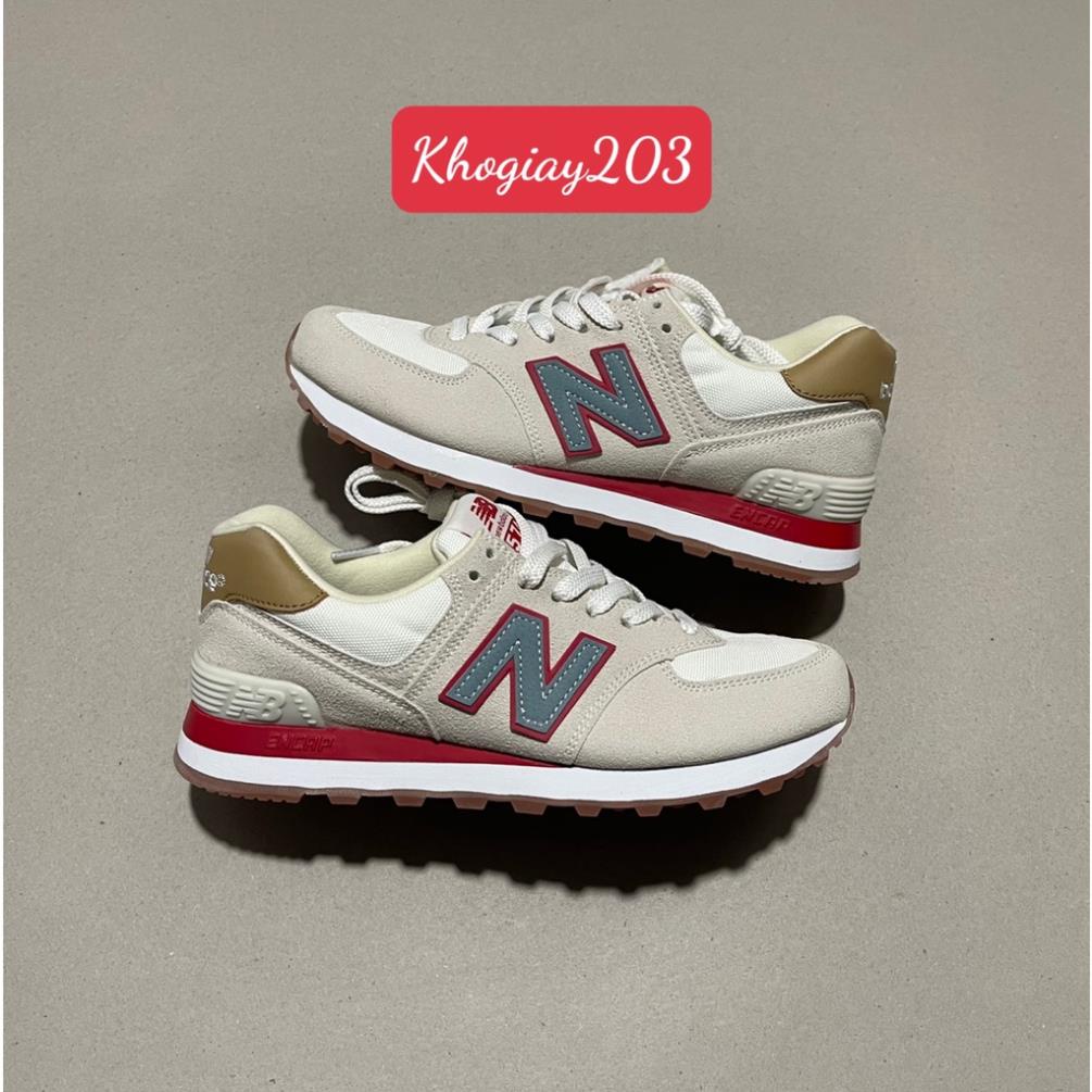 giày thể thao newbalance crt 574 đỏ xám,giày nb 574 đỏ cao cấp 🐡