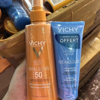 Set xịt chống nắng Vichy