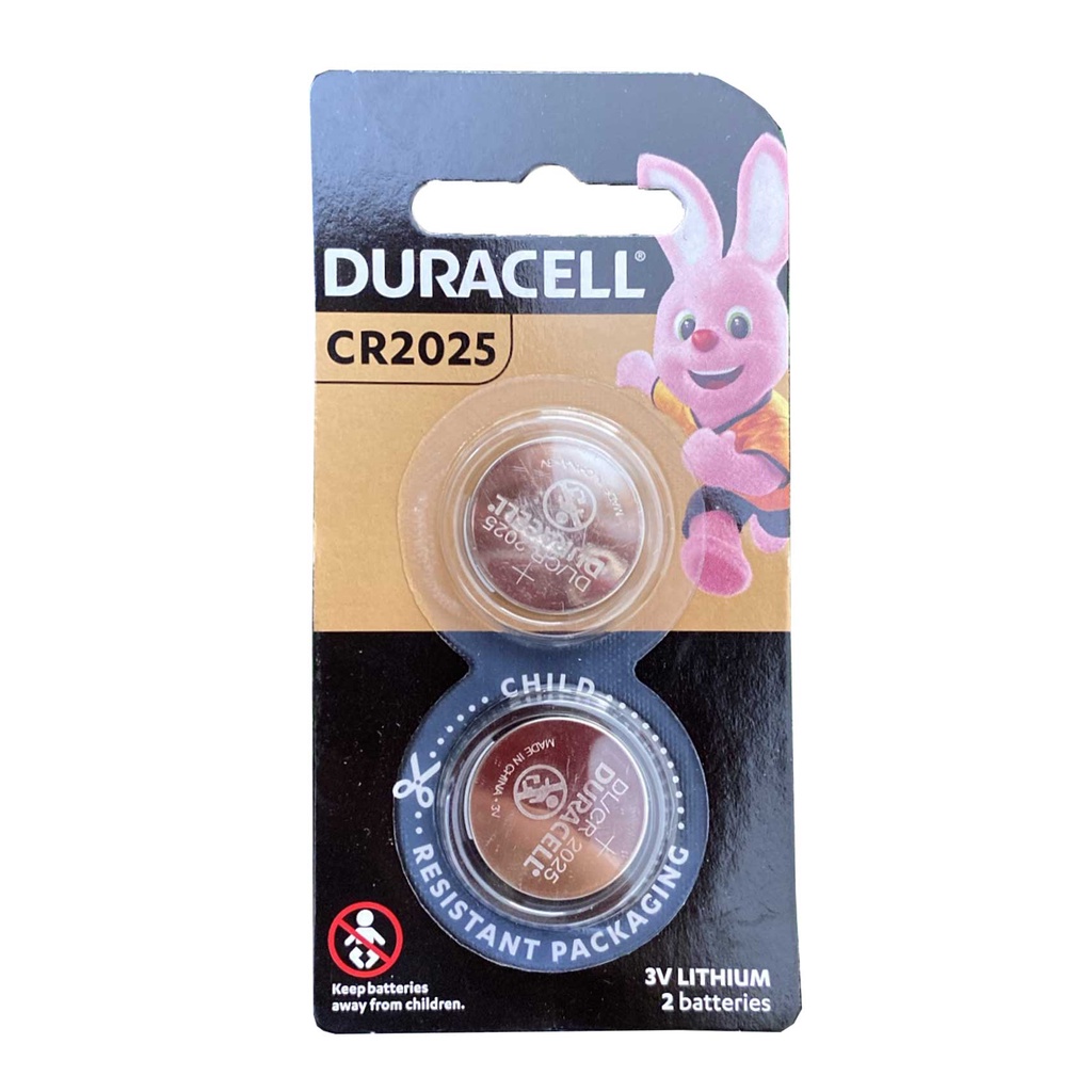 Vĩ 2 Viên Pin Duracell CR2025 – Pin DL2025 Lithium 3V