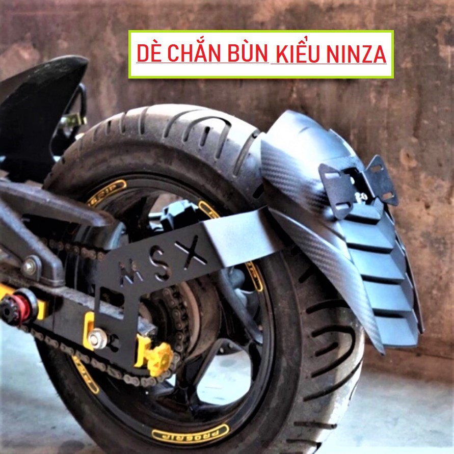 🔥 CHẮN BÙN SAU KIỂU NINZA KÈM PÁT BIỂN SỐ 🔥 ĐỒ CHƠI XE MÁY🔥