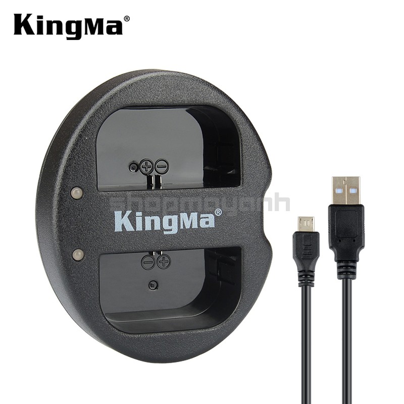 Sạc đôi LP-E6 cho CANON 80D, 70D, 60D, 6D, 7D, 5DII, 5DIII… hãng KingMa