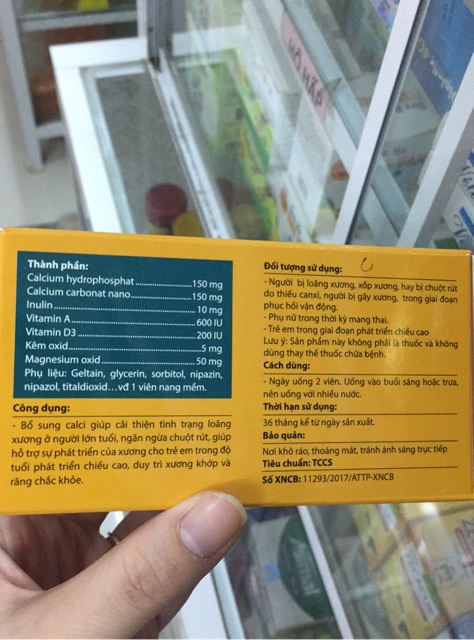 ✅(chính hãng cao cấp)France CANXI FORT- bổ sung calci | Thế Giới Skin Care