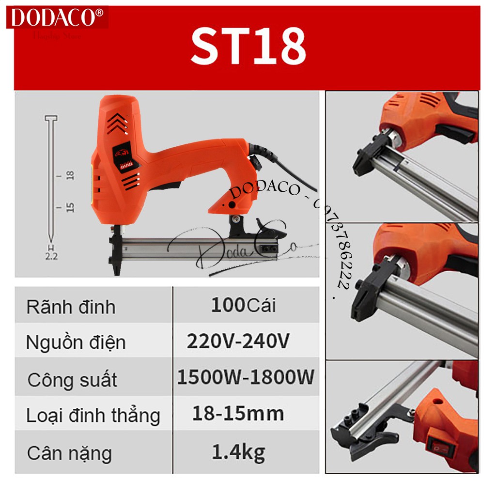 [Ảnh Thật] Súng bắn đinh dùng điện BOQI QM ST18, F30, 1013J bắn tường chạy điện bắn gỗ bắn bọc da đinh thẳng bắn đinh U