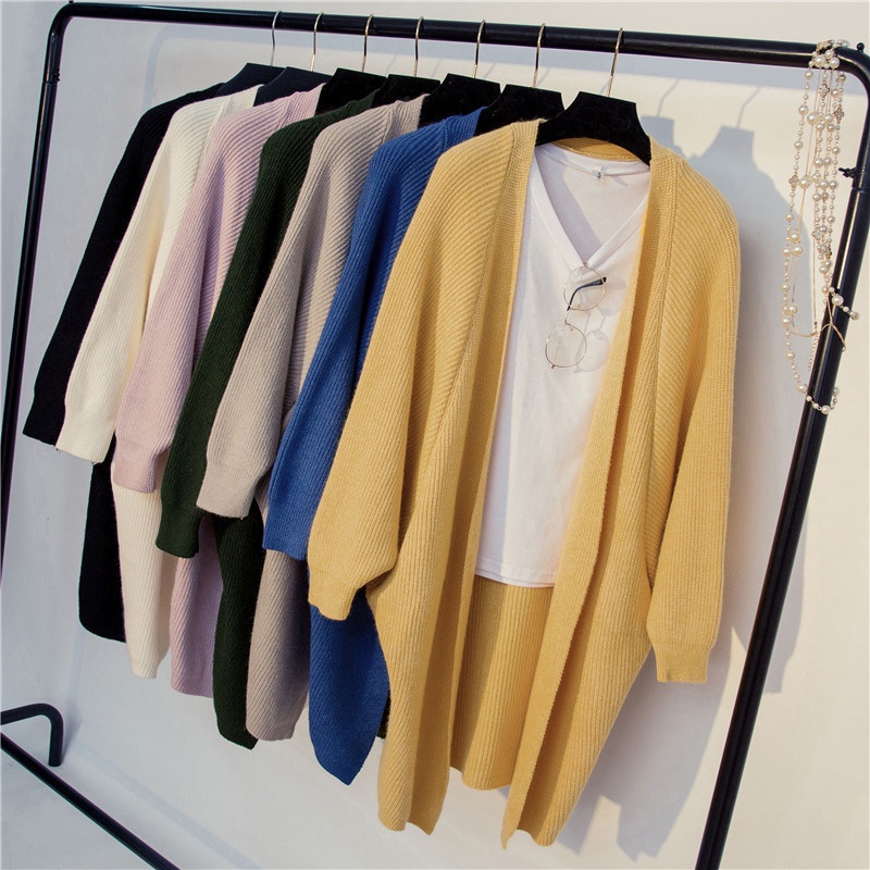 ◄Áo Khoác Cardigan Cánh Dơi Thời Trang Hàn Quốc Cho Nữ