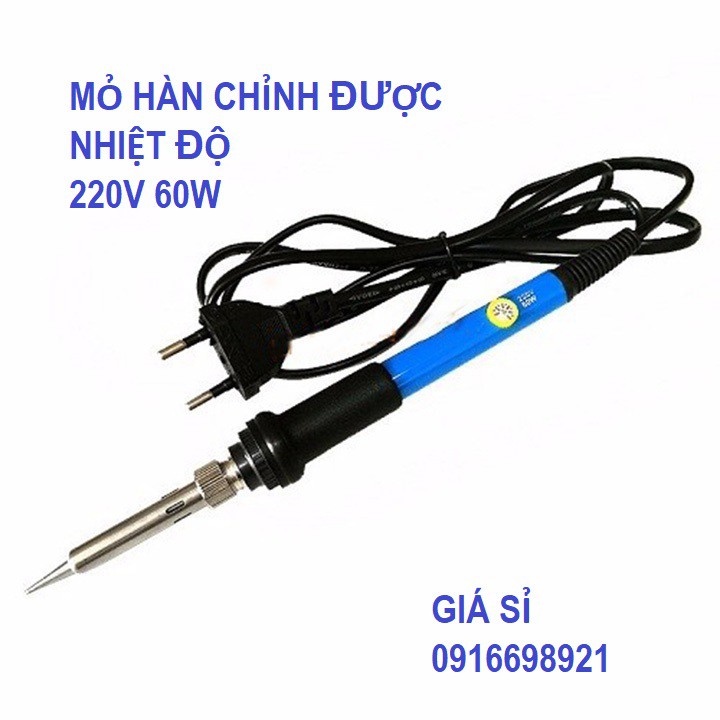 Combo 5m : mỏ hàn 60w , bọt biển , nhựa thông ,chì hàn ,gác mỏ hàn