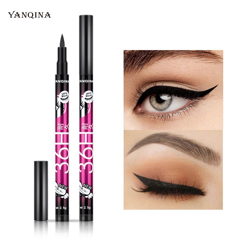 (Hàng Mới Về) Bút Kẻ Mắt Và Mascara Yanqina 36h Chống Thấm Nước Lâu Trôi Không Nhòe