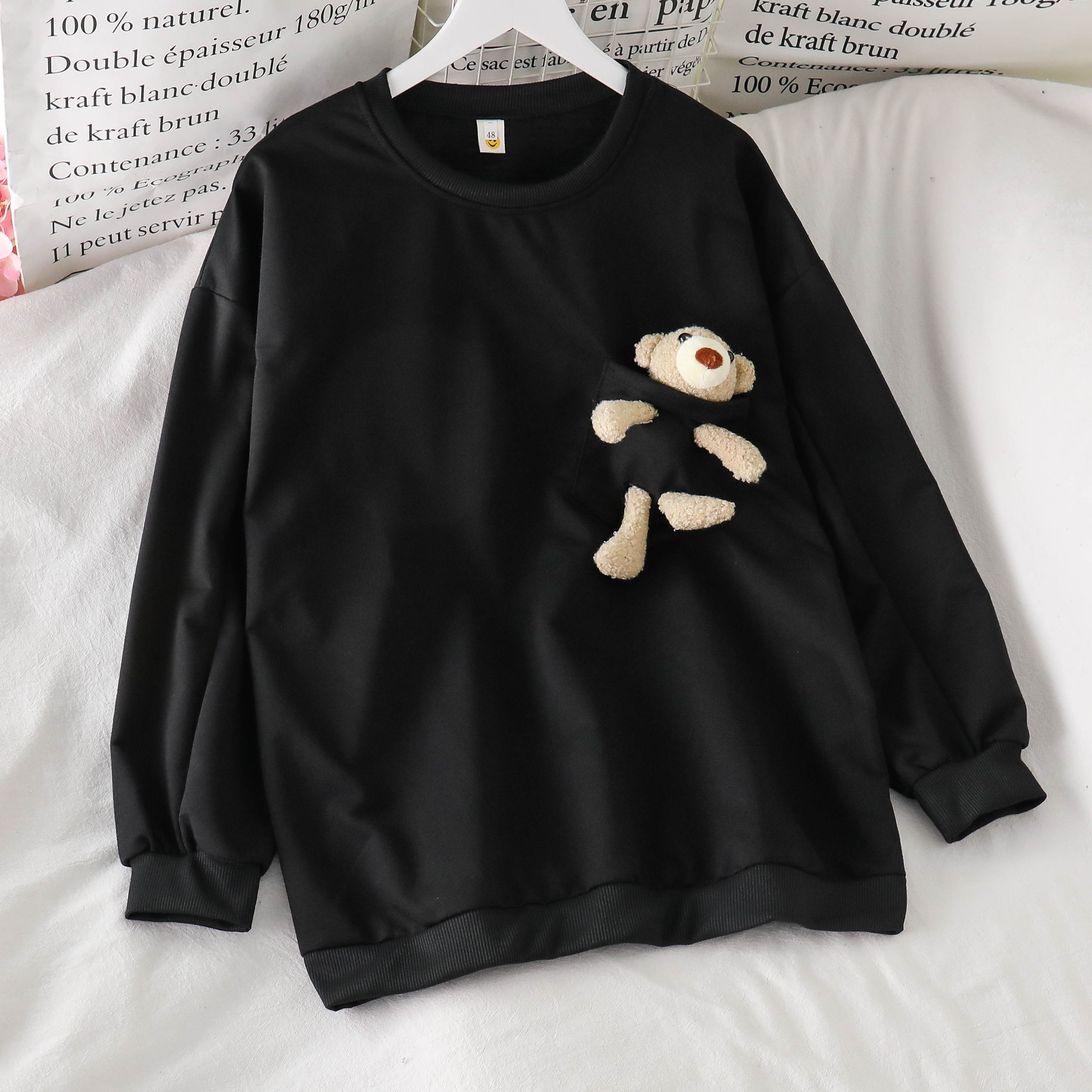 Stylish plain long sleeve blouse | BigBuy360 - bigbuy360.vn