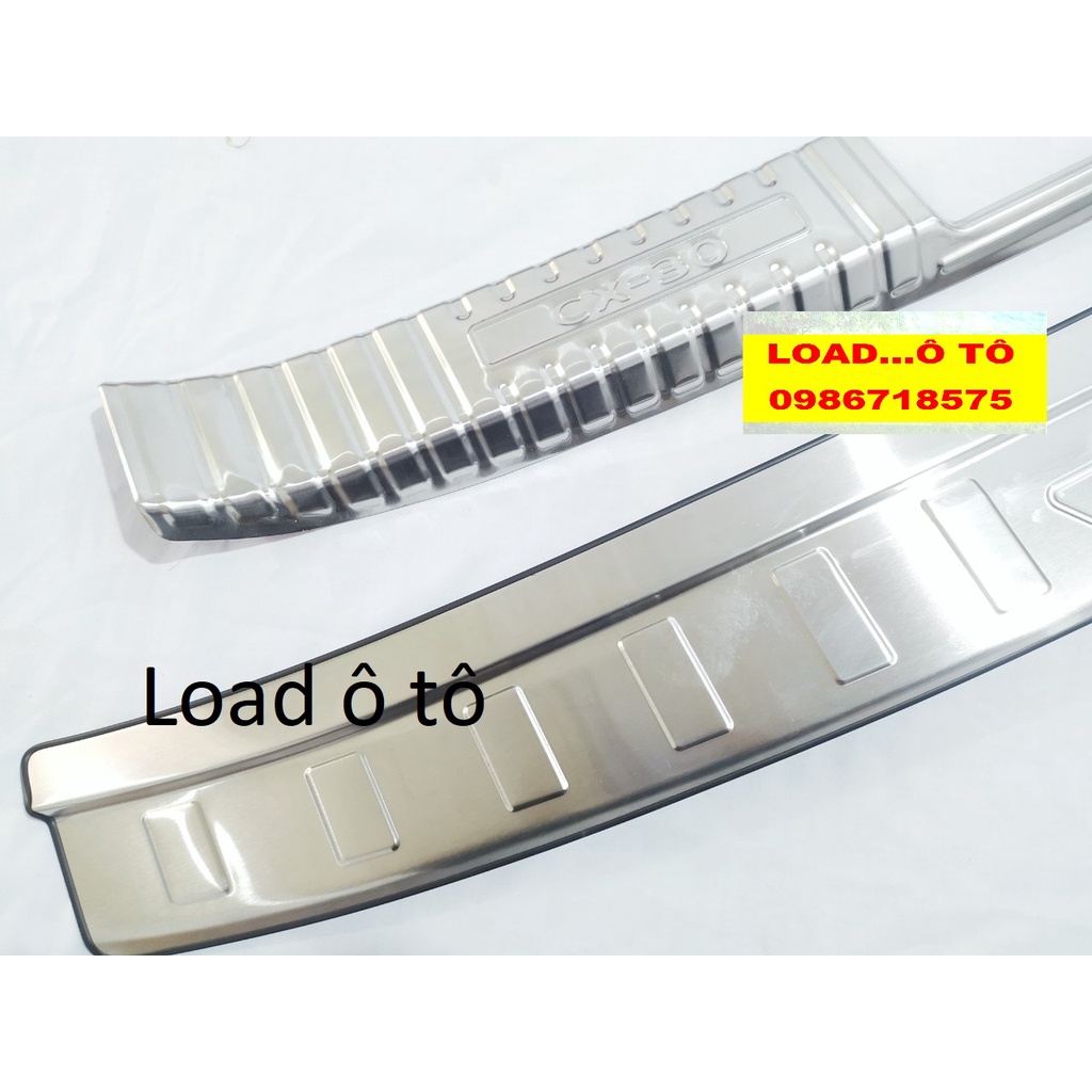 Chống Trầy Cốp Trong Ngoài Inox  Xe Mazda CX30, CX3 2021-2022 Cao Cấp Nhất Thị Trường