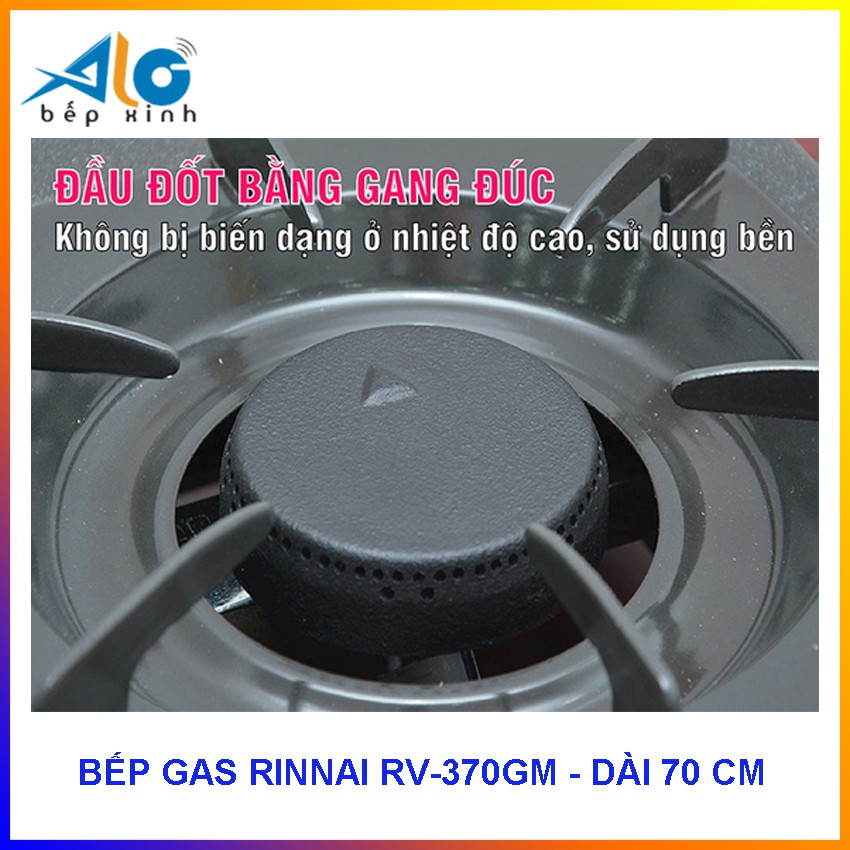 Bếp gas Rinnai RV-370GM(N) - RV-370G - Alo Bếp Xinh