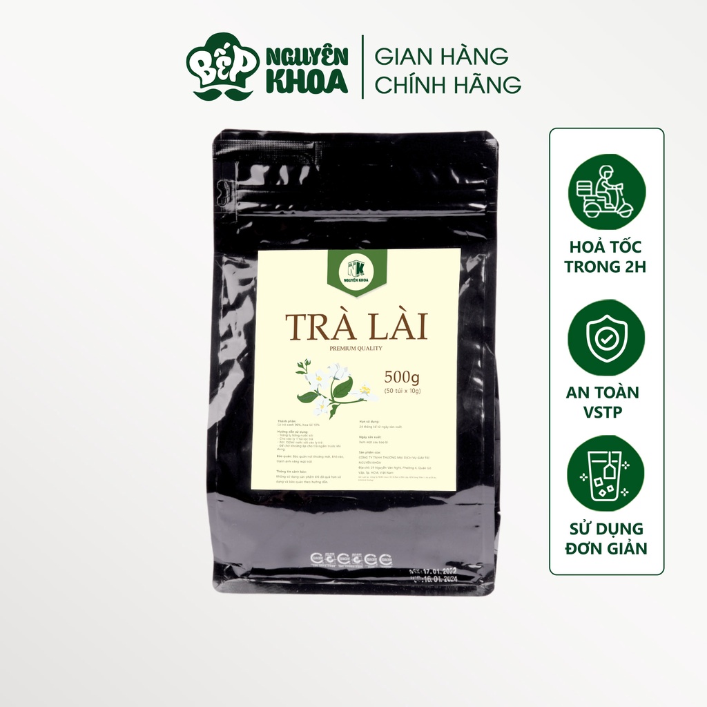 trà lài túi lọc nguyên khoa bịch 1kg - BẾP NGUYÊN KHOA