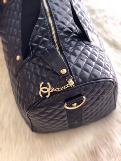 Túi du lịch giftbag da trần trám