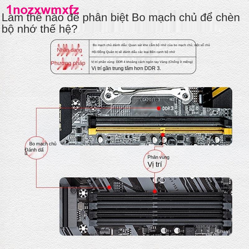 màn hình máy tínhYingbang DDR3 1600 4G 1333 Thanh bộ nhớ máy tính để bàn hỗ trợ kênh đôi phiên bản chơi game 1