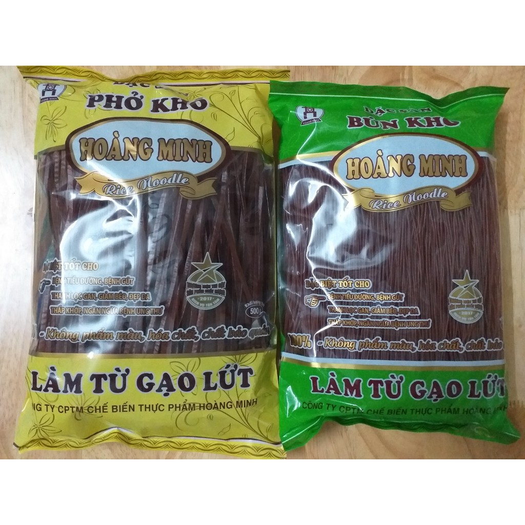 Combo 500gr Bún gạo lứt Hoàng Minh + 500gr Phở gạo lứt Hoàng Minh/CAM KẾT RẺ NHẤT SHOPEE | BigBuy360 - bigbuy360.vn