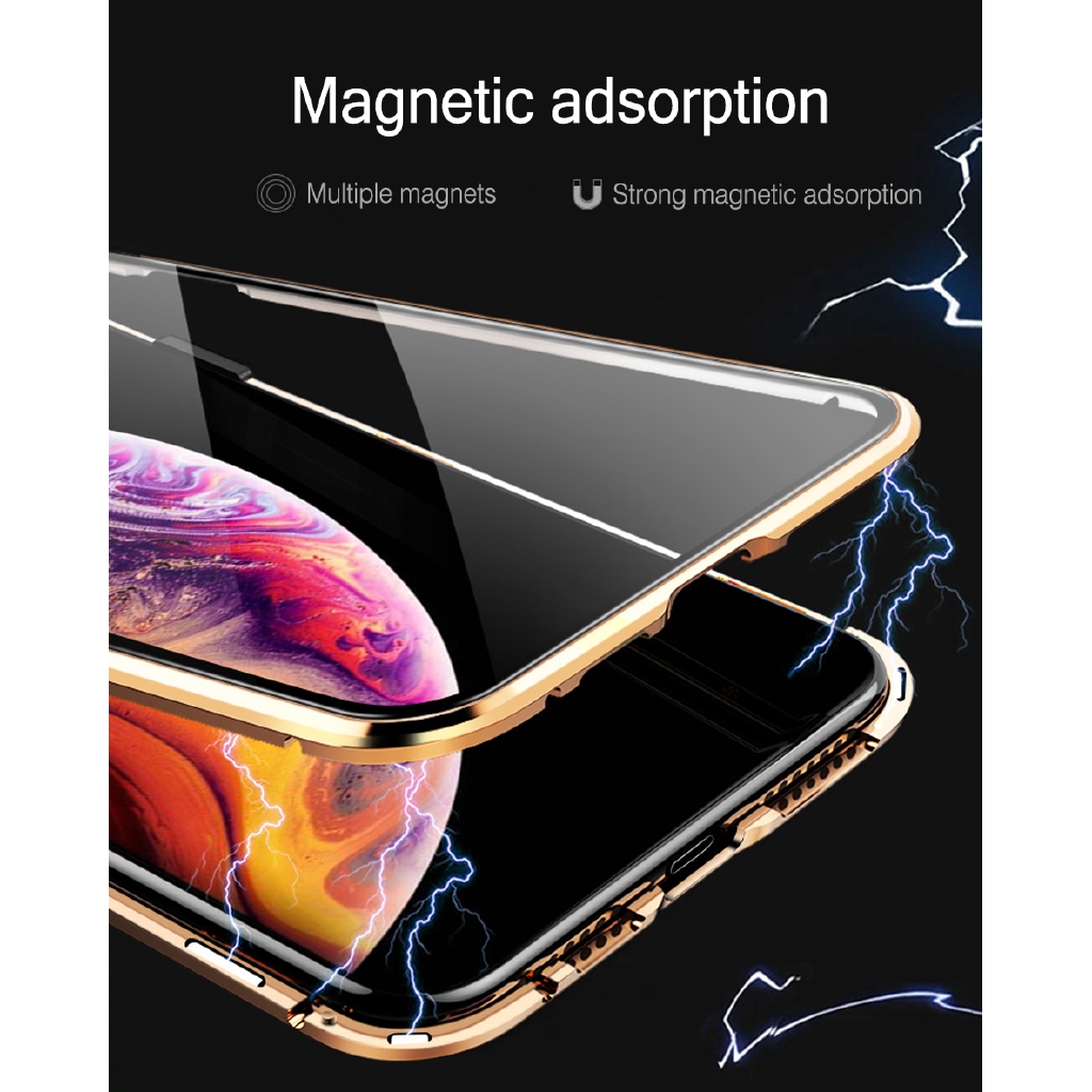 Ốp điện thoại bảo vệ hai mặt trước+sau cho iPhone12 Pro 11 7/8 7 8 plus X/XS XR XSMax | BigBuy360 - bigbuy360.vn