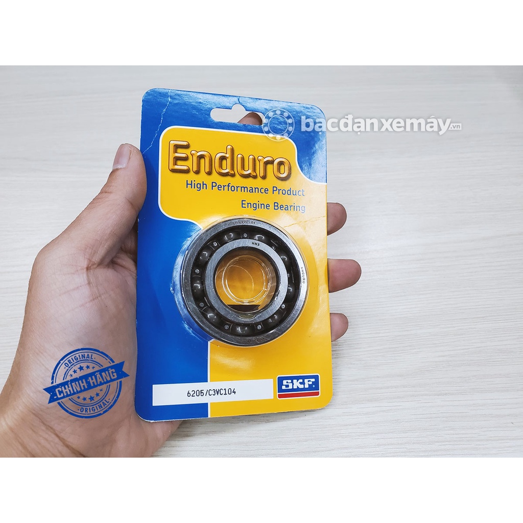 Bạc đạn xe máy Enduro 6205/C3VC104 chính hãng SKF dành cho xe máy, xe 2 bánh, bạc đạn SKF