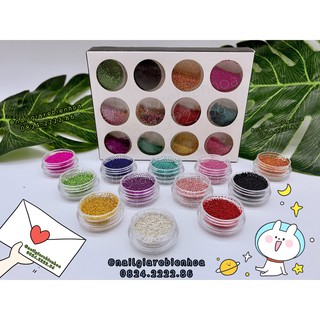 Set Bi 12 Màu Đính Móng