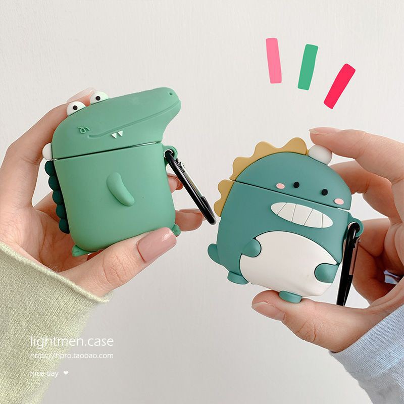 Vỏ tai nghe inpods, i12 hình cá sấu siêu dễ thương