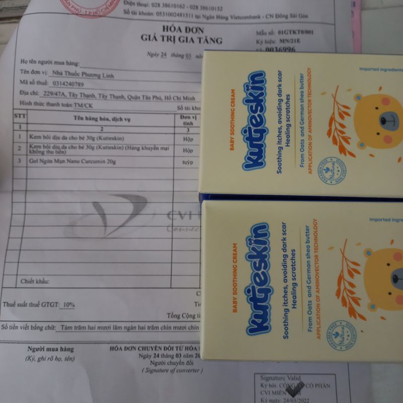 Kutieskin- giảm ngứa dịu đỏ hăm da muỗi đốt côn trùng cắn rôm sẩy Cho Bé