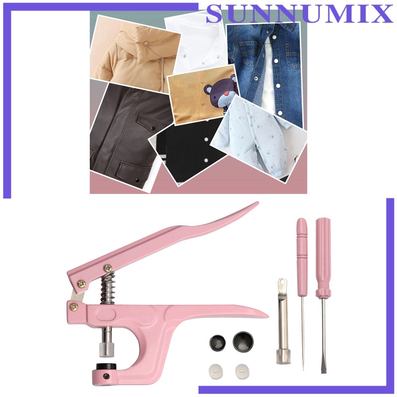 [SUNNIMIX]Snap Fastener Pliers Snaps Installation Hand Tools Crafting Bibs Fastening Replacing