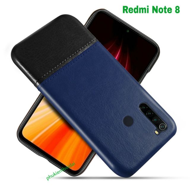 Ốp lưng Redmi Note 8 FREESHIP Từ 50k chống sốc da khâu chỉ thời trang cao cấp