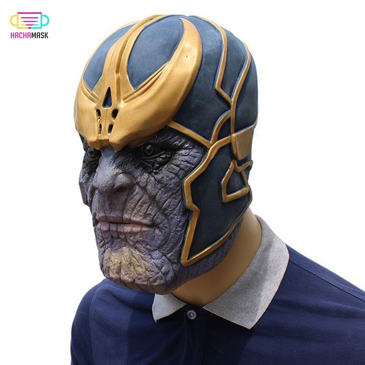 Mặt Nạ Thanos Silicone Hóa Trang Chuẩn Điện Ảnh