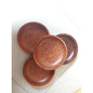 Dĩa tròn gỗ dừa