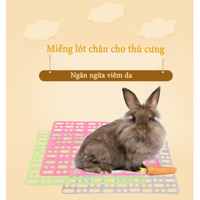 Thảm lót chuồng trải sàn cho thú cưng nhỏ thỏ ,hamster, mèo ,bọ ú