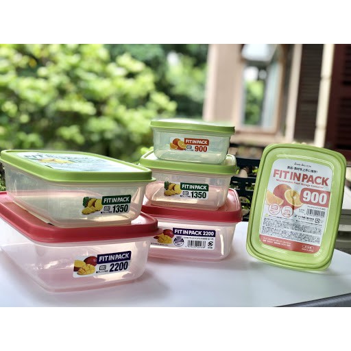 Hộp đựng thực phẩm nắp dẻo Fitin Pack Nhật Bản không chứa BPA | BigBuy360 - bigbuy360.vn