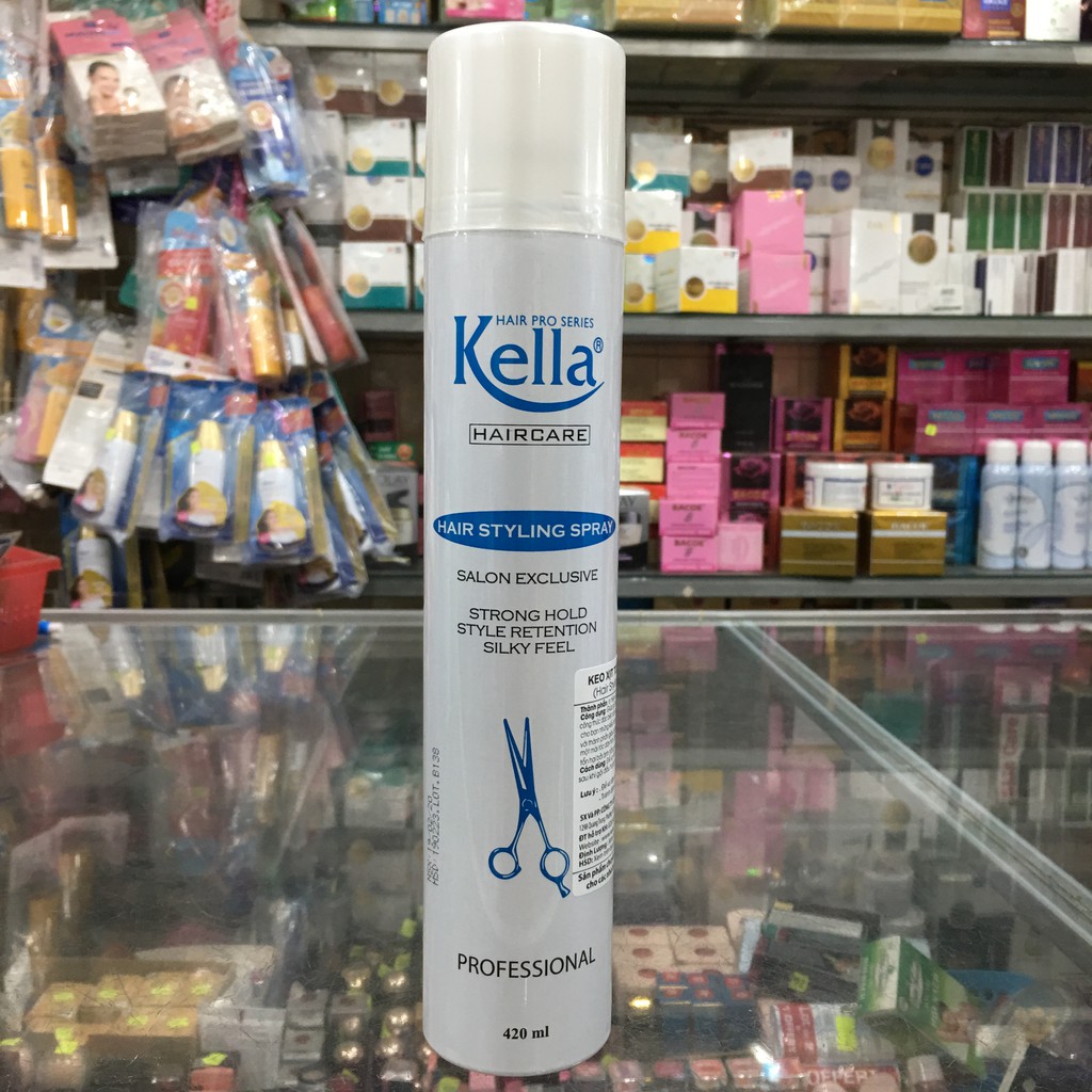 Keo xịt tóc Kella 420ml (mềm)