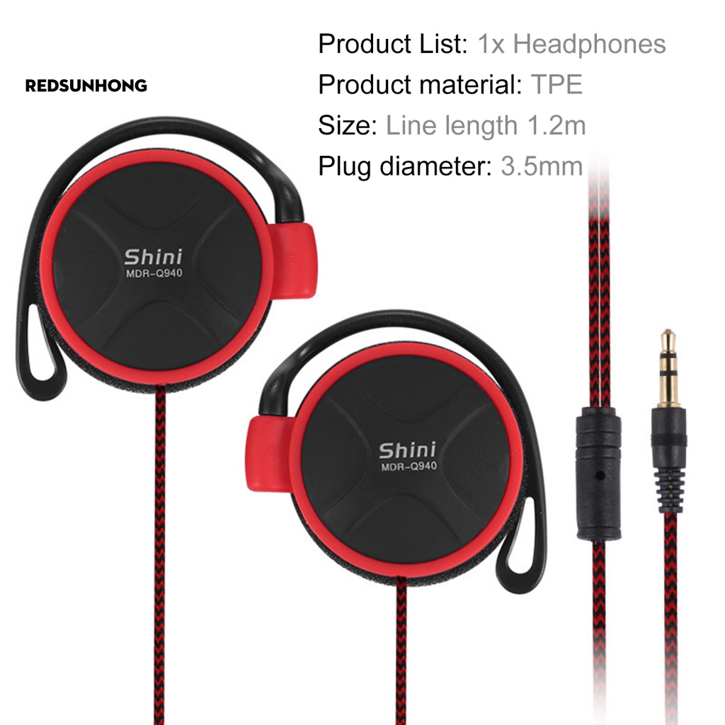 Tai Nghe Thể Thao Chống Gió 3.5mm Kiểu Móc