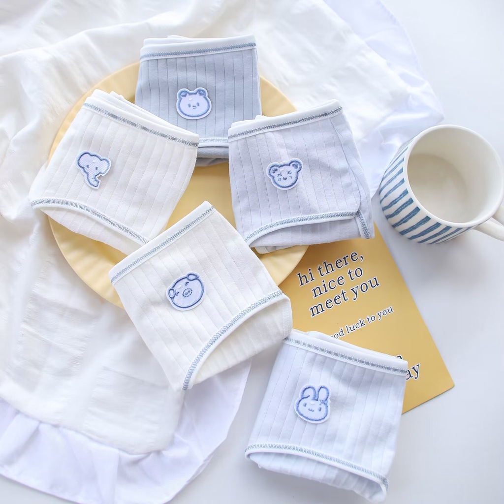 Quần Lót cotton Thoáng Khí Thoải Mái In Họa Tiết Hoạt Hình Dễ Thương Cho Nữ