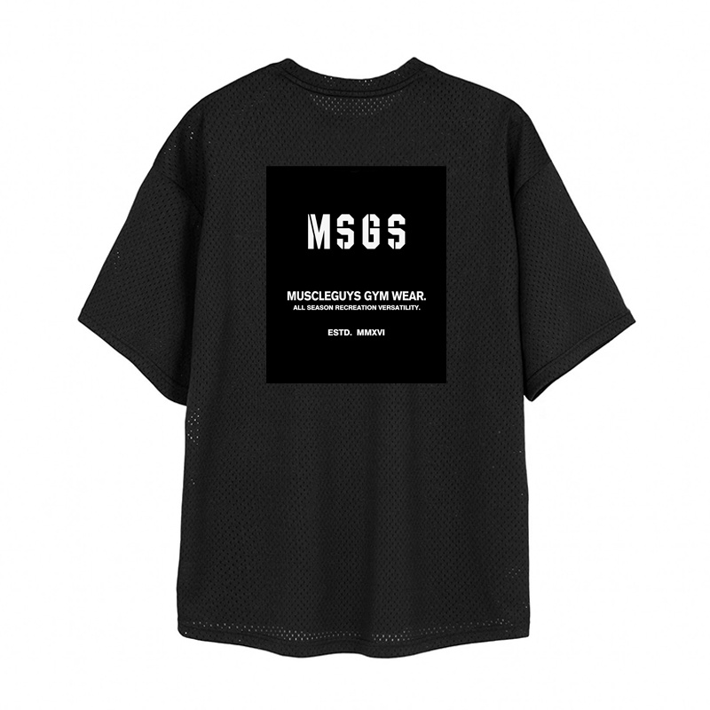 Áo Thun Thể Thao Tay Ngắn Phối Lưới Nhanh Khô Thời Trang Cho Nam