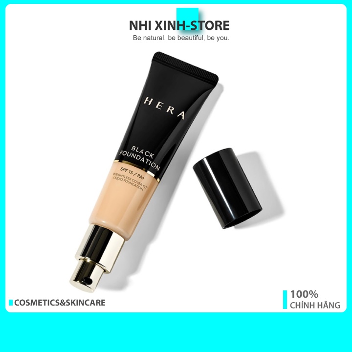 Kem Nền Hera Black Foundation SPF15/PA+ Weightless Cover Fit Liquid Foundation