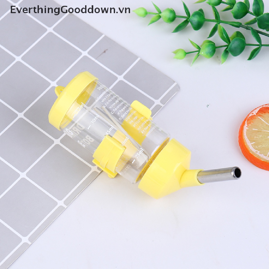 Everthingood Bình Uống Nước Bằng Nhựa Có Móc Treo Tiện Lợi Dành Cho Chuột Hamster