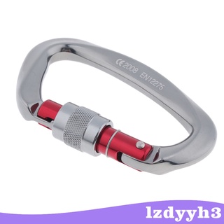 Loại Carabiner vít 25KN để leo núi leo núi