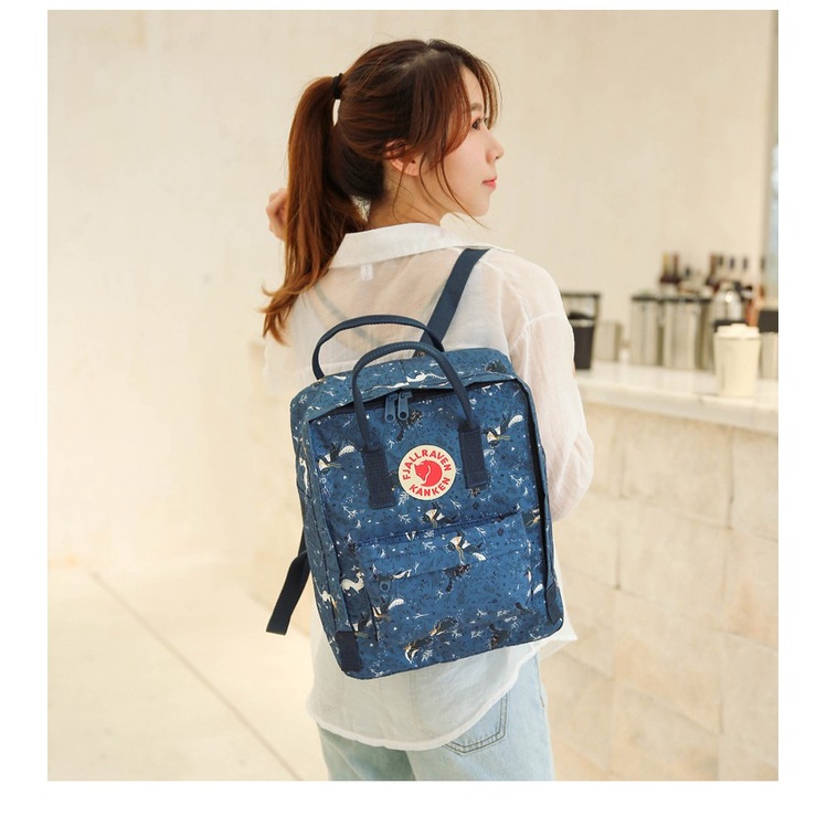 Balo Đi Học Thời Trang Unisex  Chống Nước Kanken art 2019- Đựng vừa laptop 14 inch