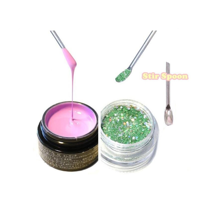 Muỗng lấy kim tuyến trang trí móng tay chuyên nghiệp