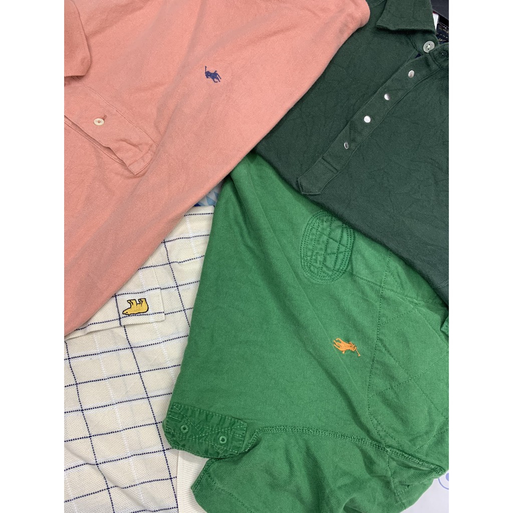 Áo polo 2hand chọn mẫu vải cotton cá sấu xuất xịn – Áo 2hand nam dày dặn chuẩn form áo thun cổ bẻ tay ngắn