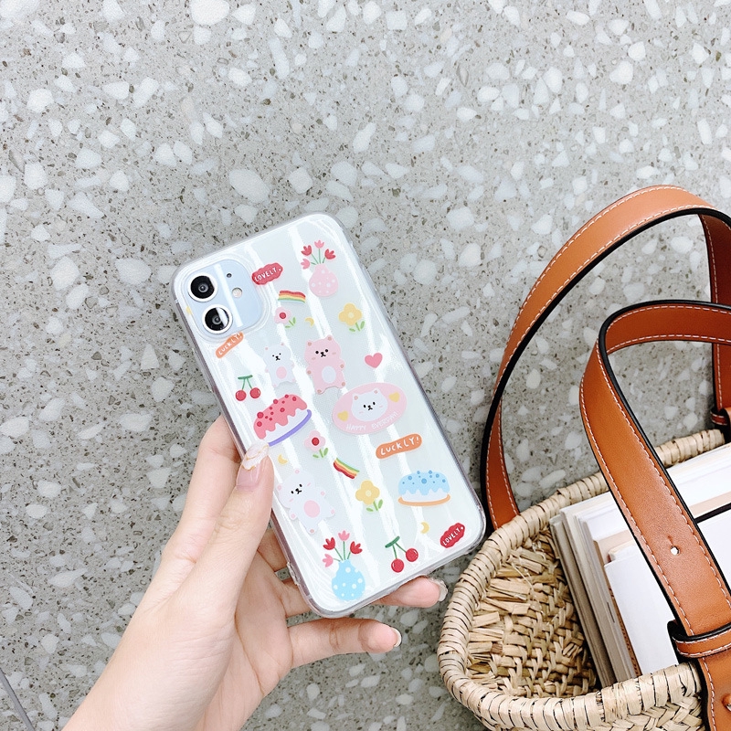 Ốp điện thoại hình dễ thương cho IPHONE 11 PRO MAX 6 6S PLUS 7 8 PLUS X XS MAX XR | BigBuy360 - bigbuy360.vn