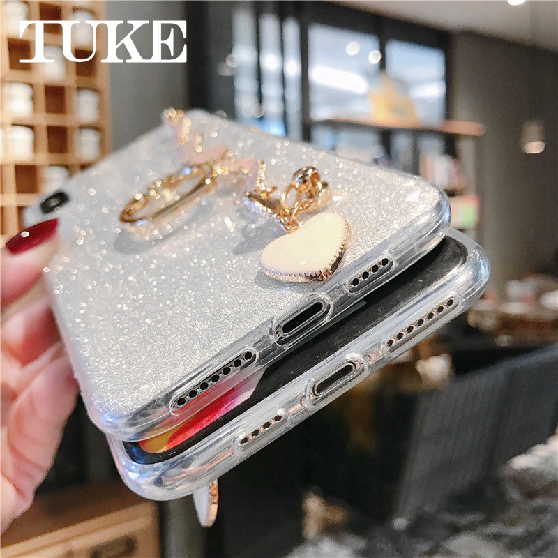 P45  Ốp Lưng Phối Kim Tuyến Nước Kèm Nhẫn Móc Ngón Tay Cho Samsung Galaxy Note 5 8 9 10 Plus Pro 5g On5 On7 S3 S4 Mini