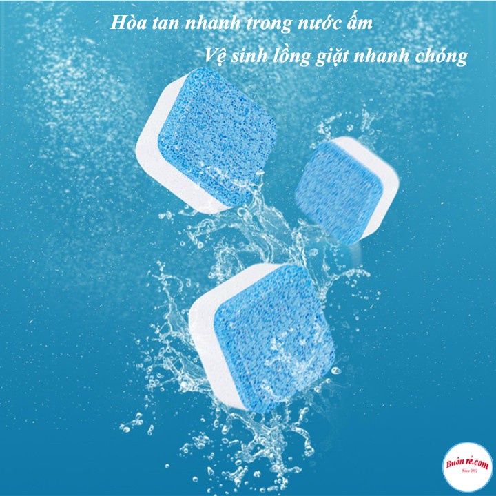 [FREESHIP HCM] Combo 24 Viên Tẩy Vệ Sinh Lồng Máy Giặt - Diệt Khuẩn - Tẩy Cặn Bẩn Máy Giặt