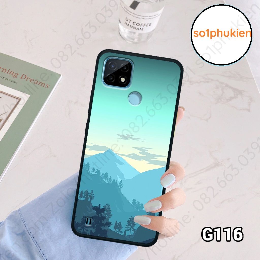 Ốp lưng Realme C21 C21Y C11 C12 C15 C20 C25Y in hình họa tiết vintage,basic,nhẹ nhàng